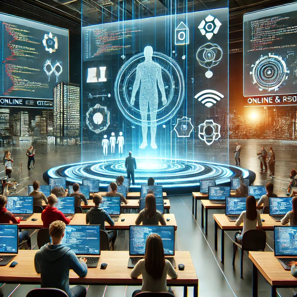 نمایش برگزاری دوره‌های آموزشی و اهمیت یادگیری مداوم در دنیای فناوری و تأکید بر روش‌های نوین آموزش دیجیتال برای افزایش مهارت‌های تخصصی.