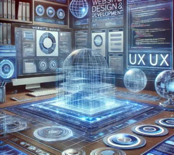 نمایش فرآیند طراحی و توسعه وب‌ سایت با فناوری‌های پیشرفته برای کسب‌وکارهای دیجیتال