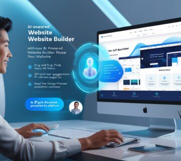 نمایش قدرت هوش مصنوعی در ساخت وب‌سایت‌های حرفه‌ای، بدون نیاز به دانش فنی یا استفاده از وردپرس.