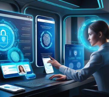 نمایش امنیت هوشمند ونقش هوش مصنوعی در بهبود امنیت سایبری و حفاظت از داده‌ها، تأکید بر اهمیت راهکارهای امنیتی هوشمند برای جلوگیری از حملات سایبری.